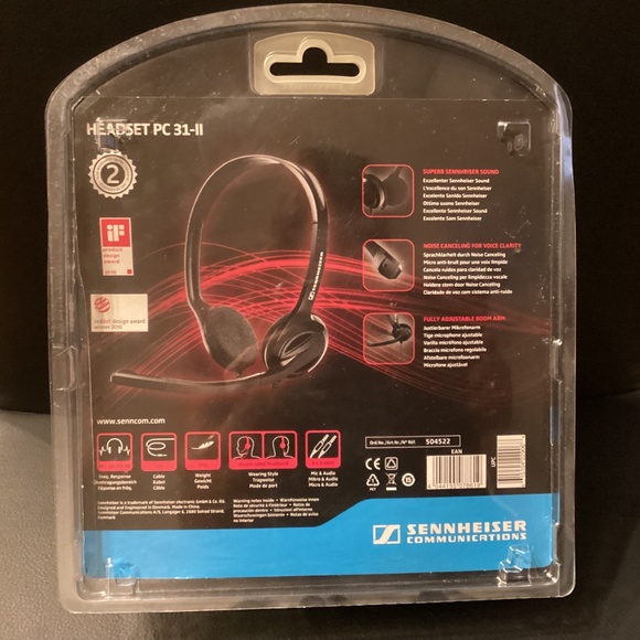Sennheiser PC 31-II Binaural Headset with Noise Cancelling Microphone - Picture 2 of 2